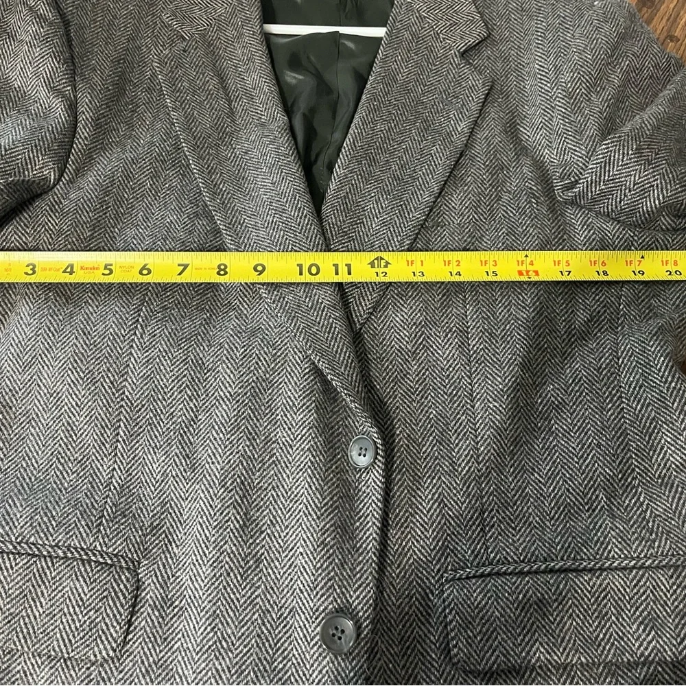 Men's‎ Gray Herringbone Blazer